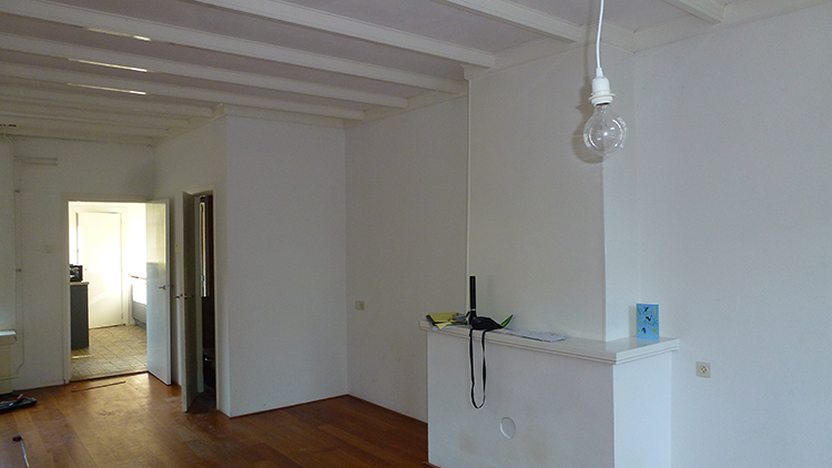 renovatie woonkamer